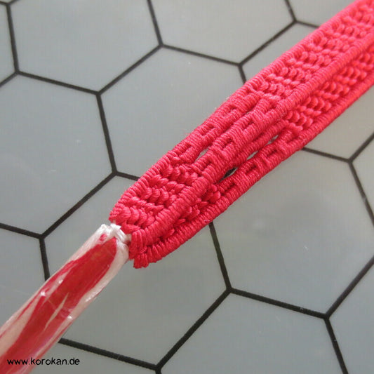 Haori Himo - Seide, rot