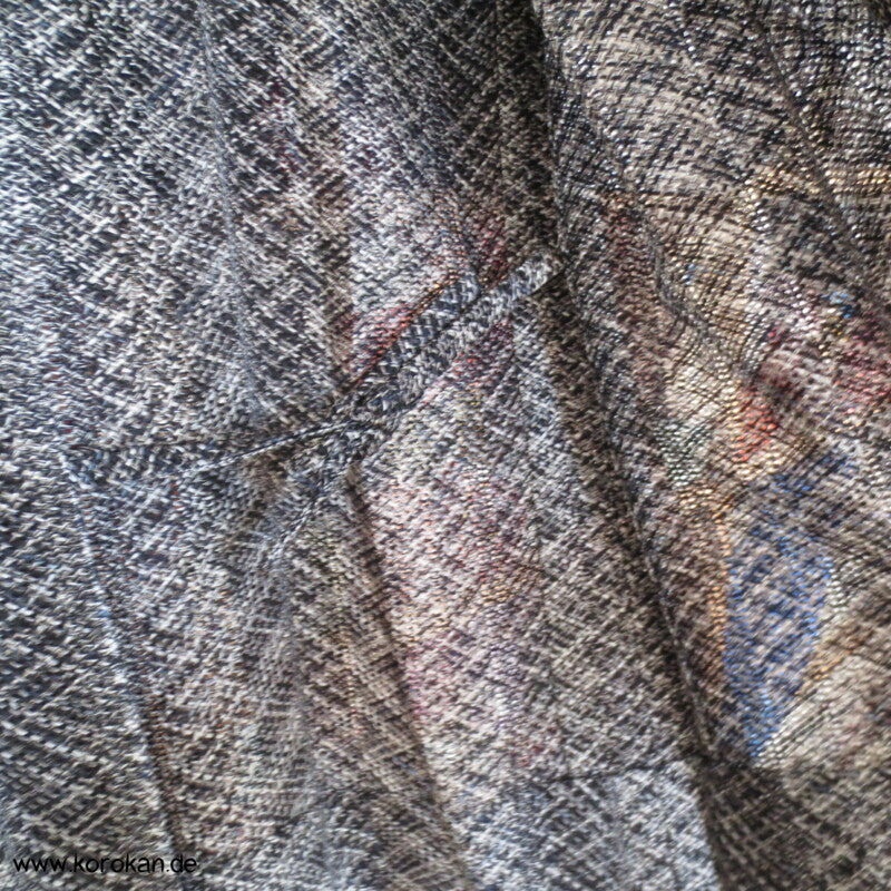diagonal geflochtene Seide Dochugi Kimonojacke