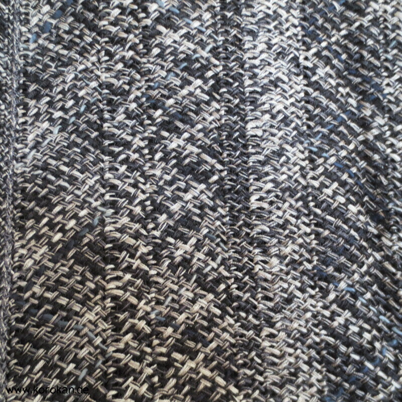 diagonal geflochtene Seide Dochugi Kimonojacke