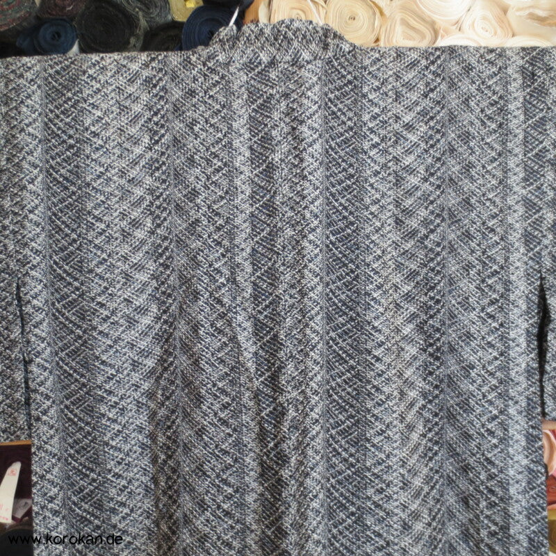 diagonal geflochtene Seide Dochugi Kimonojacke