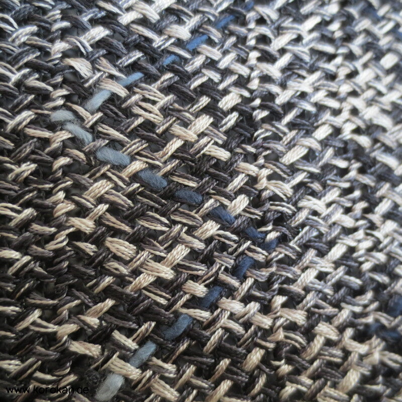 diagonal geflochtene Seide Dochugi Kimonojacke