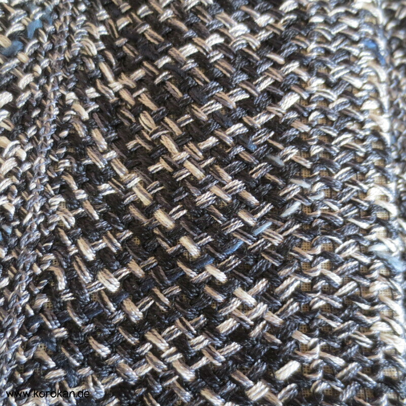 diagonal geflochtene Seide Dochugi Kimonojacke
