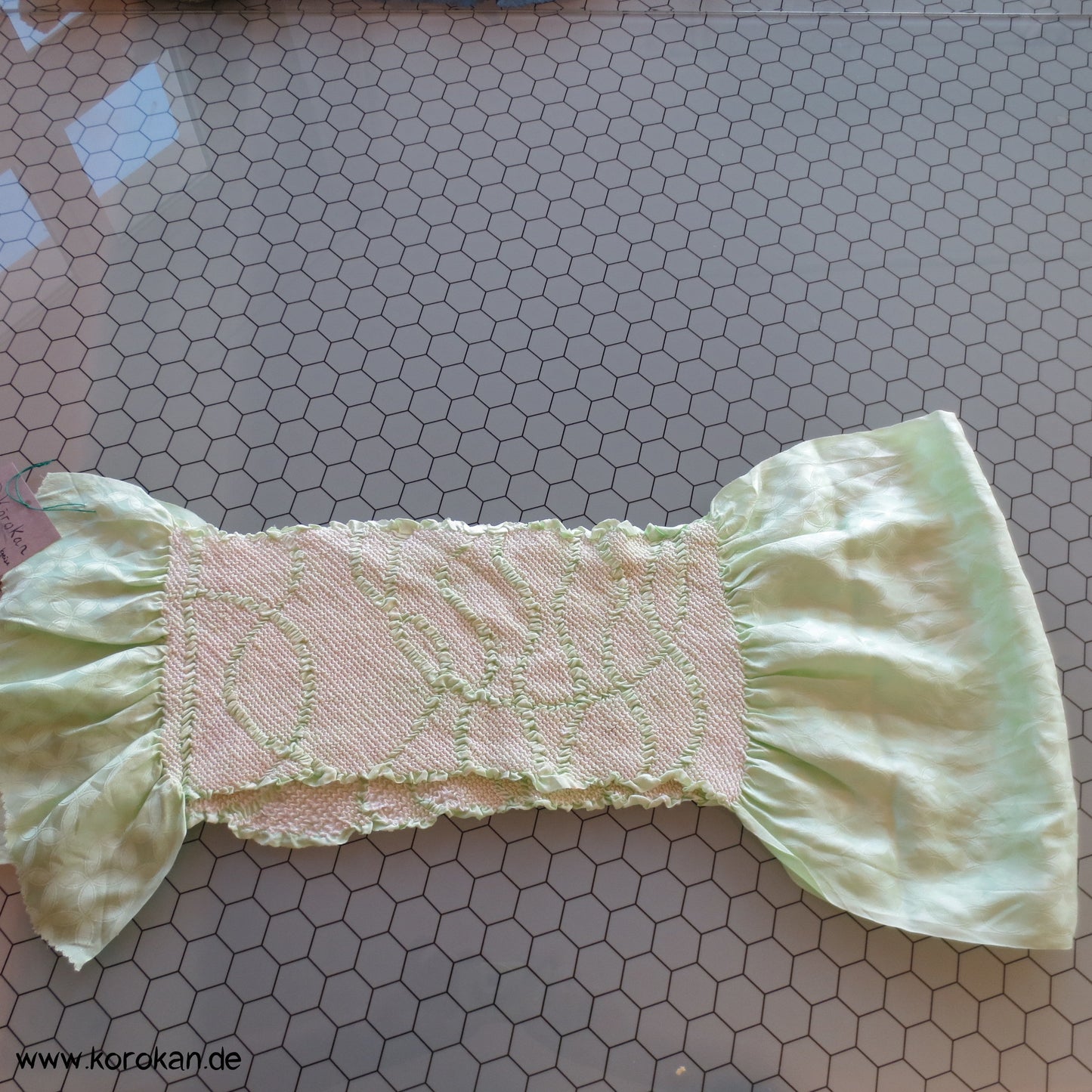 Shibori Shippo überlappende Kreise Obiage