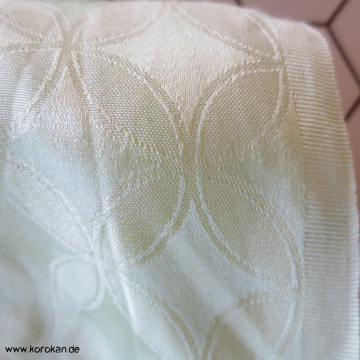 Shibori Shippo überlappende Kreise Obiage