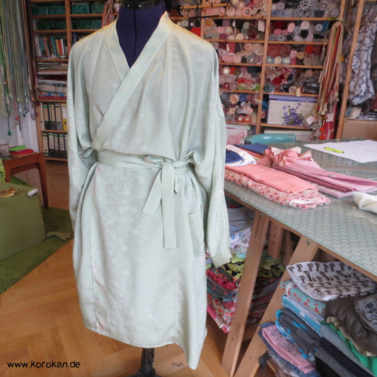Wickelhemd / Tunika reine Kimono Seide, Zero Waste