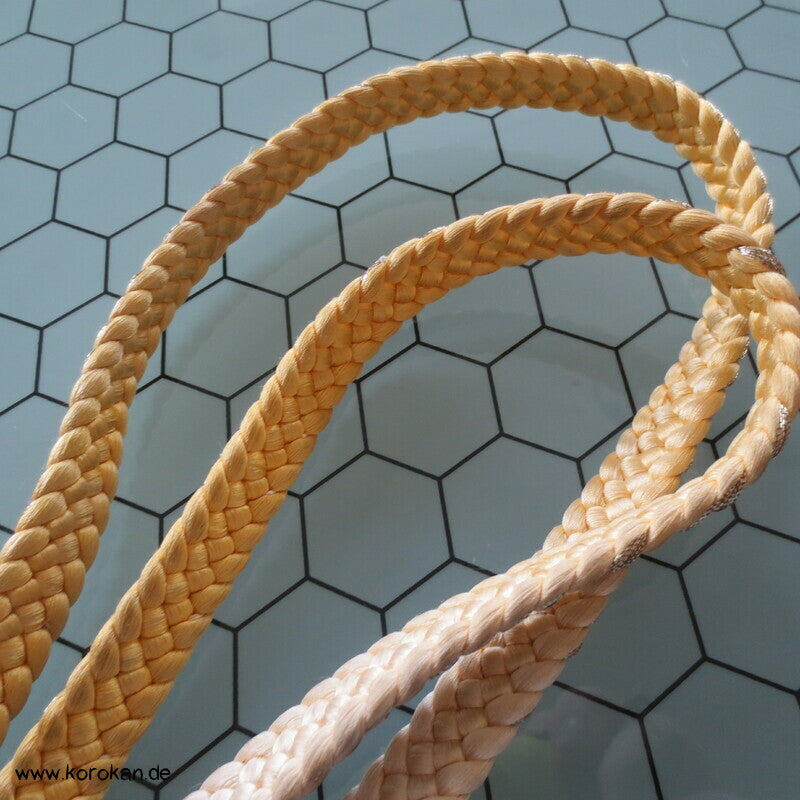 gelbweiß gold Obijime, Seide / Lurex