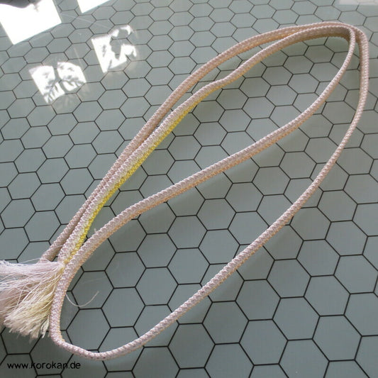 Obijime, Seide / Lurex, 3 Kordeln zusammengenäht