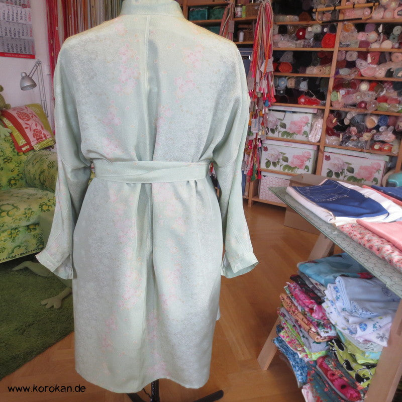 Wickelhemd / Tunika reine Kimono Seide, Zero Waste