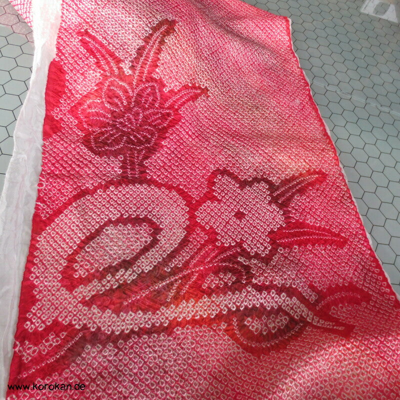 Karieba Haori Kimono Full Shibori, komplett pikiert