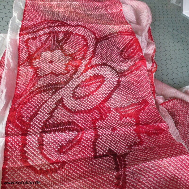 Karieba Haori Kimono Full Shibori, komplett pikiert