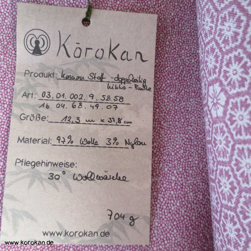 Kikko doppelseitig bedruckte Kimono Wolle
