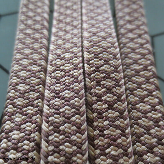 Knotenpack Sanbuhimo braun beige Seide