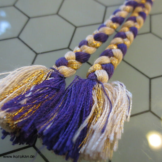 Haori Himo - Seide, handgemachter Zopf