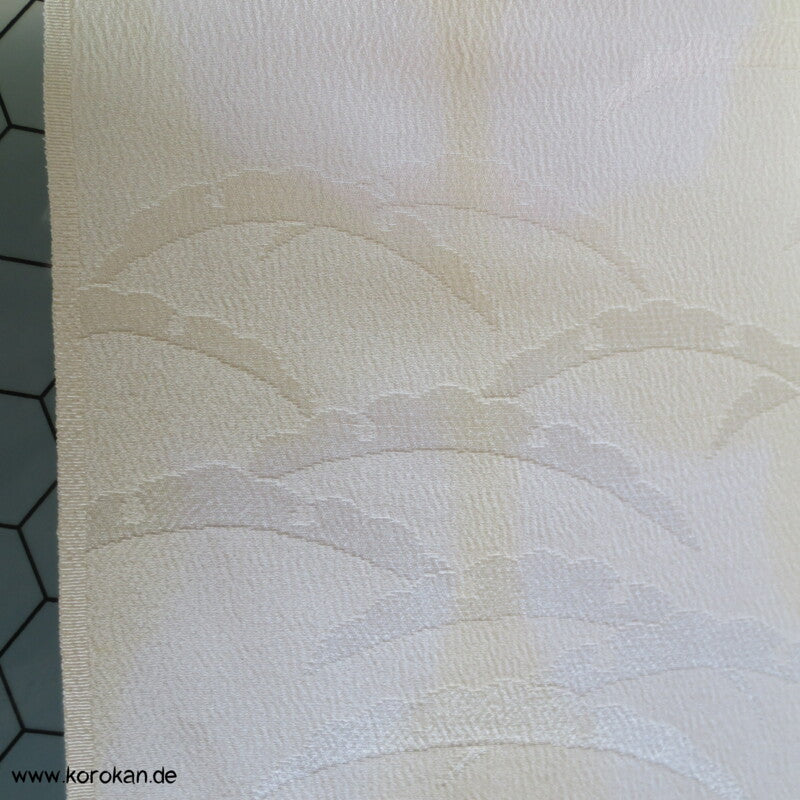 Shibori Blüten, gewebte Gräser Kimono Seiden Damast