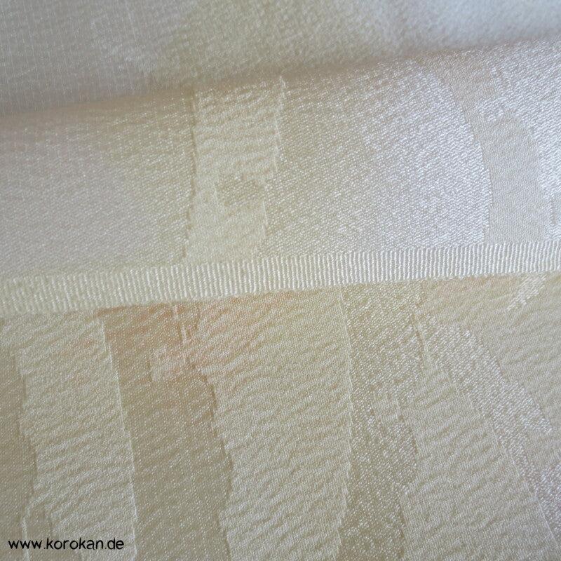 Shibori Blüten, gewebte Gräser Kimono Seiden Damast