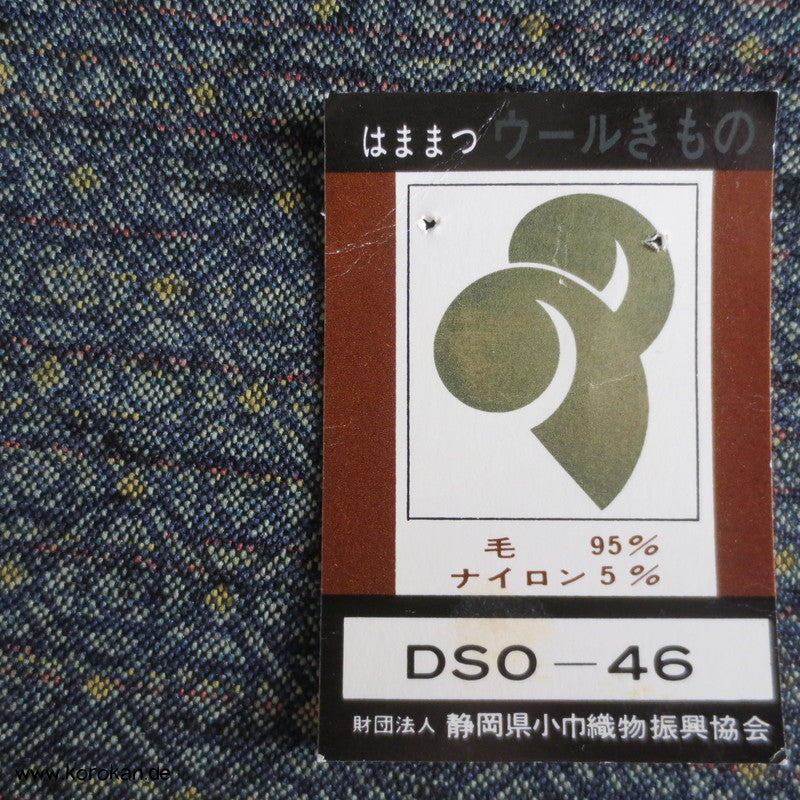 diagonales Karo Kimono Wolle