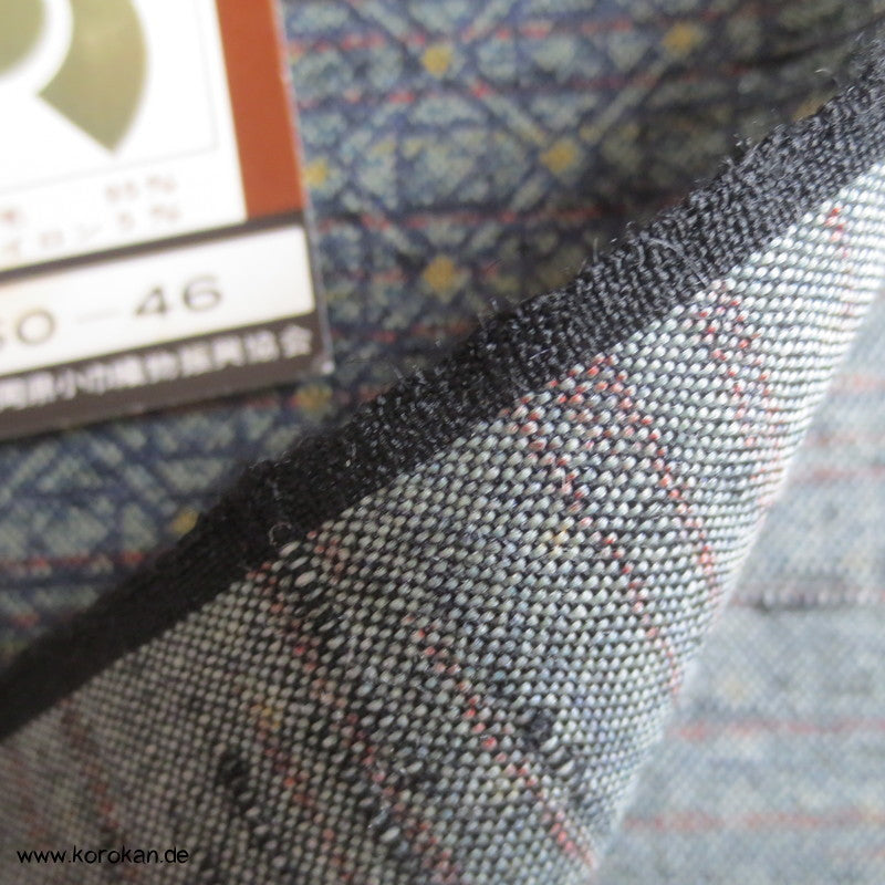diagonales Karo Kimono Wolle