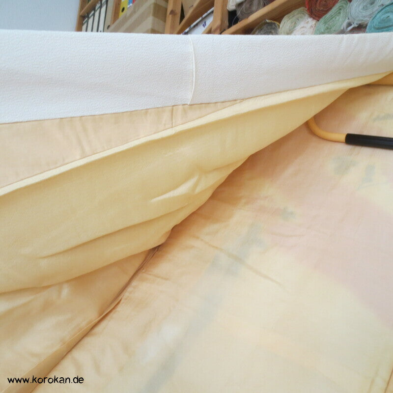Bambus, goldgestickte Kiku Homongi Kimono