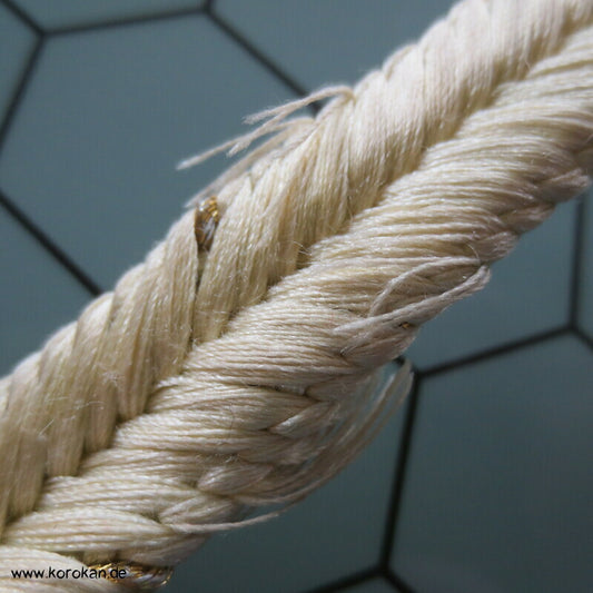 blassgrün weiß Obijime, Seide / Lurex