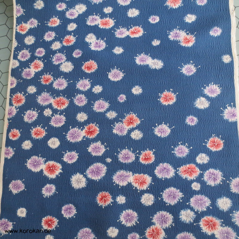 bunte Kleckse Kimono Wollgeorgette