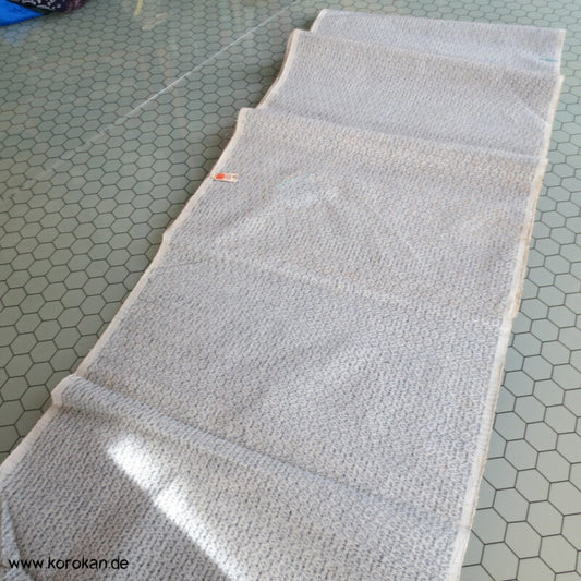 meliertes Kasuri Baumwolle / Hanf Kimono Stoffrolle