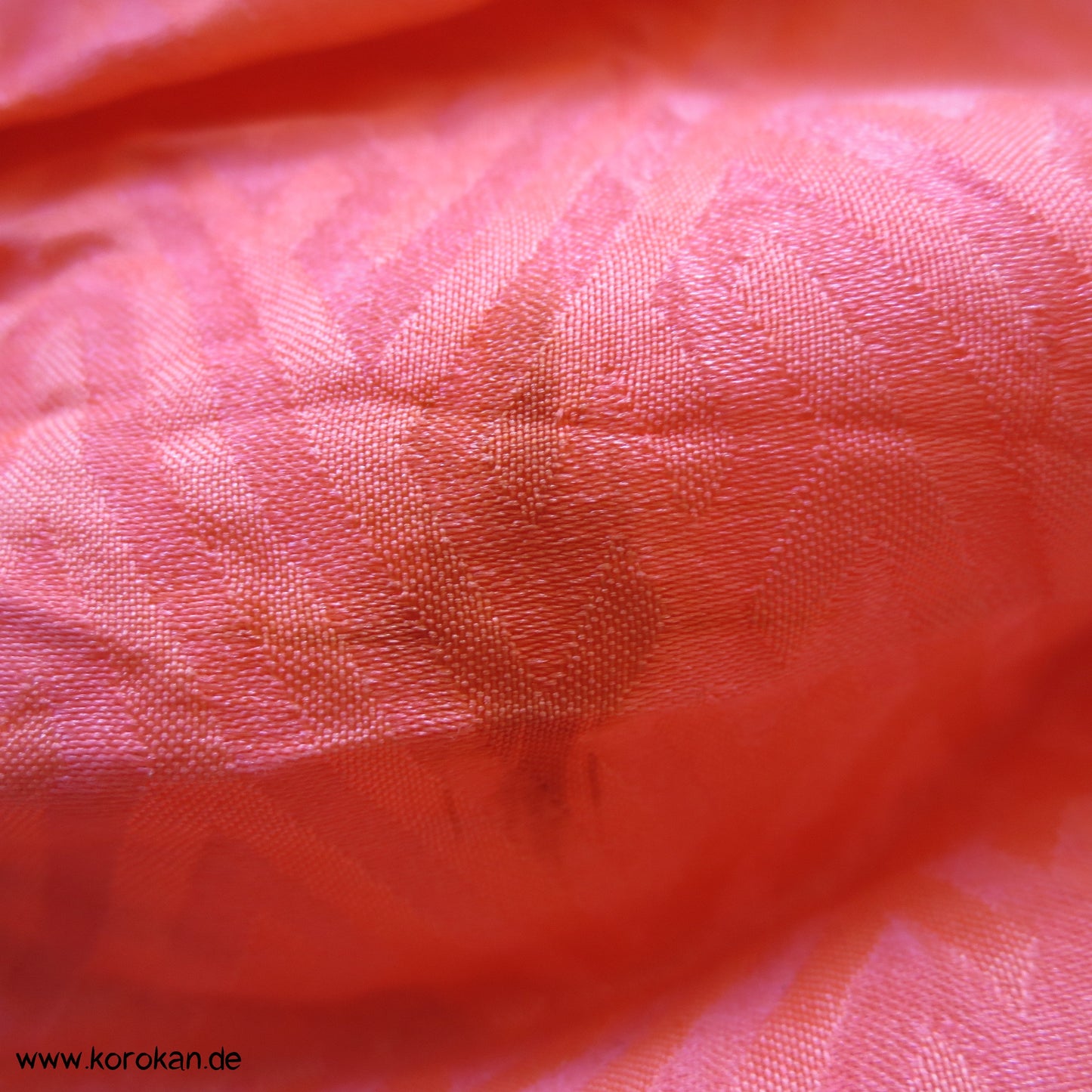 Shibori Sayagata Rinzu Damast Seide Obiage