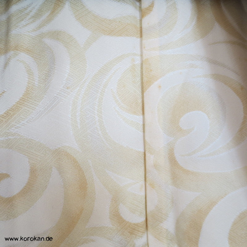 Full Shibori Wasserfall Seidendamast Haori Kimono Jacke