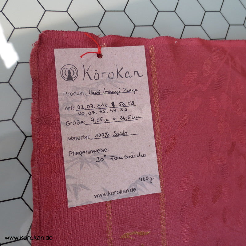 blass weinrostrot Iromuji Kimono Damast Seide