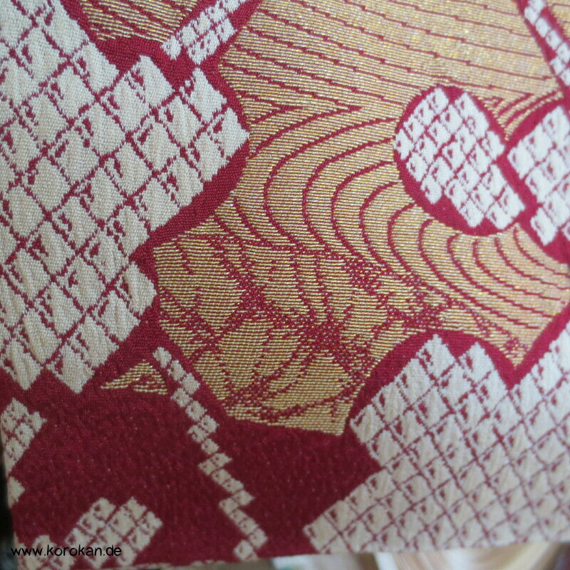 gewebtes Kanoko, Zweige, festlicher Komon Kimono