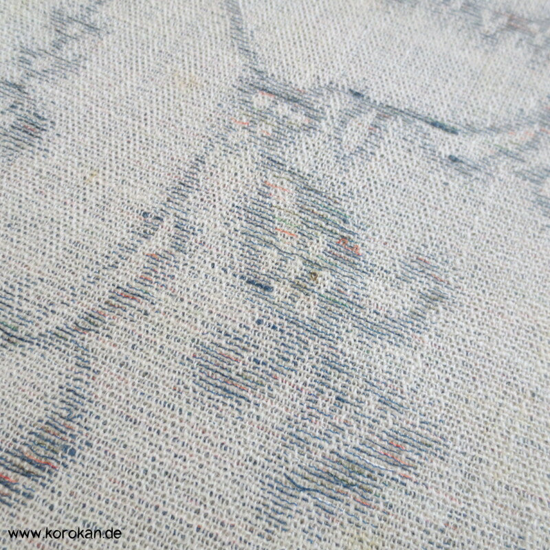 geometrischer Kimono Wolljacquard