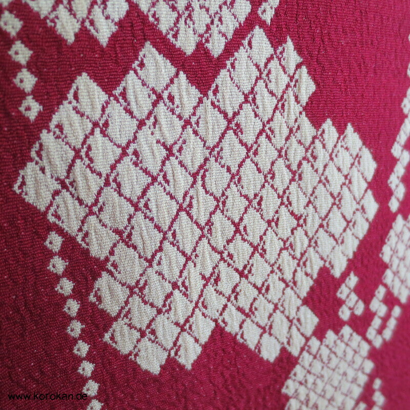 gewebtes Kanoko, Zweige, festlicher Komon Kimono