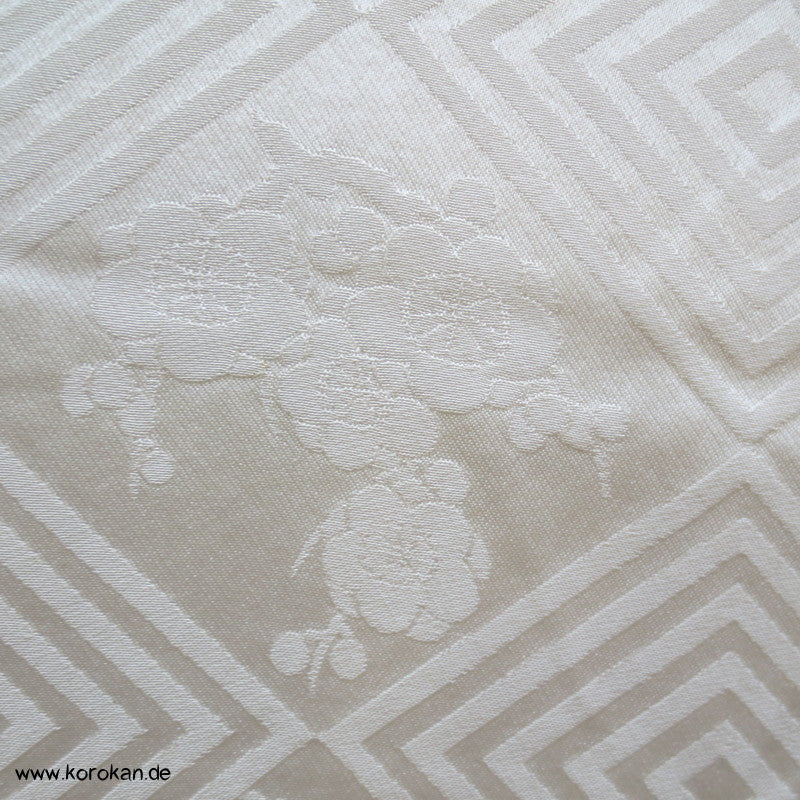 Shibori lila Wolke Seidendamast Kimono Tanmono