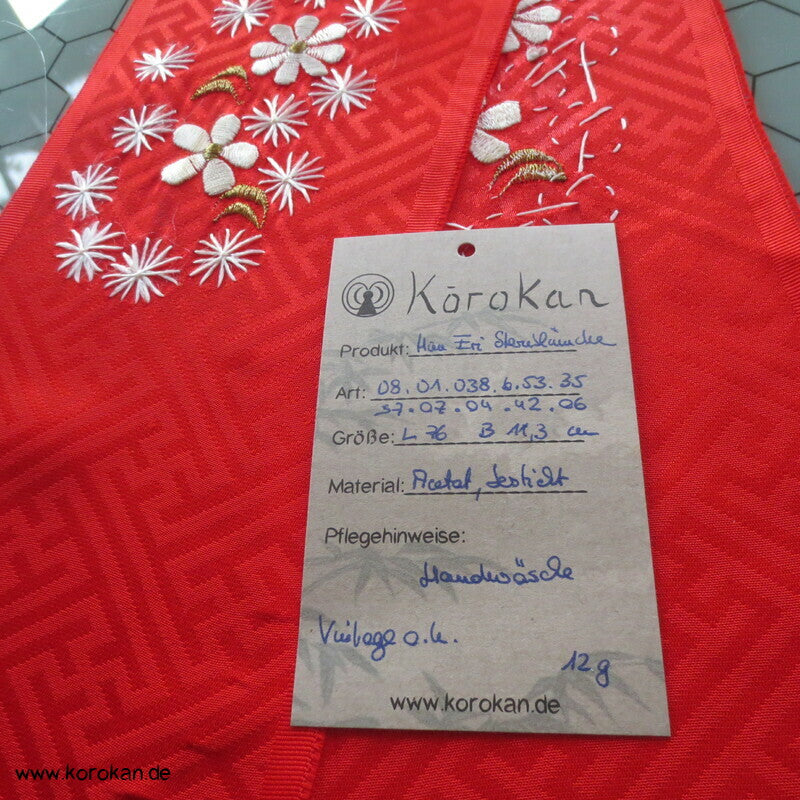 bestickter roter HanEri, klein