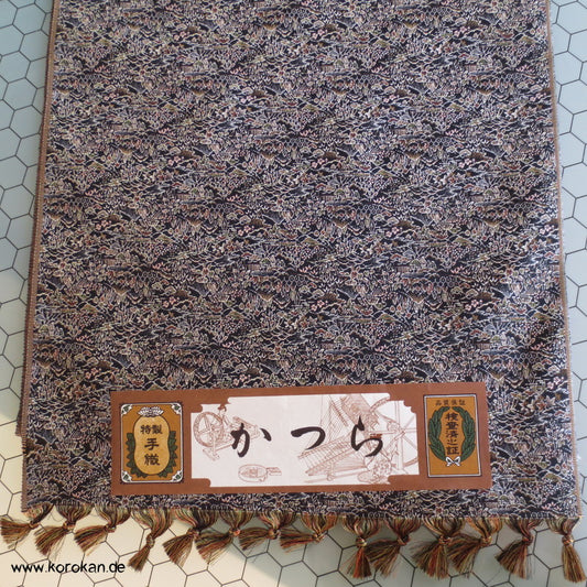 Häuser Omeshi Wolle/ Seide Jacquard, handgewebt