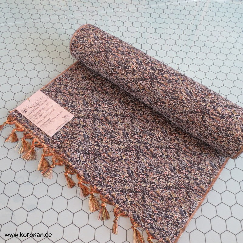 Häuser Omeshi Wolle/ Seide Jacquard, handgewebt