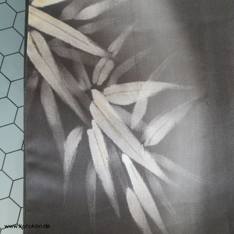 gemalter Bambus Sommer Nagoya / Fukuro Obi, Organza