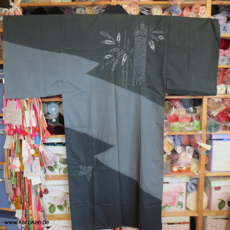 Synthetik Bambus Shibori Männer Juban Kimono
