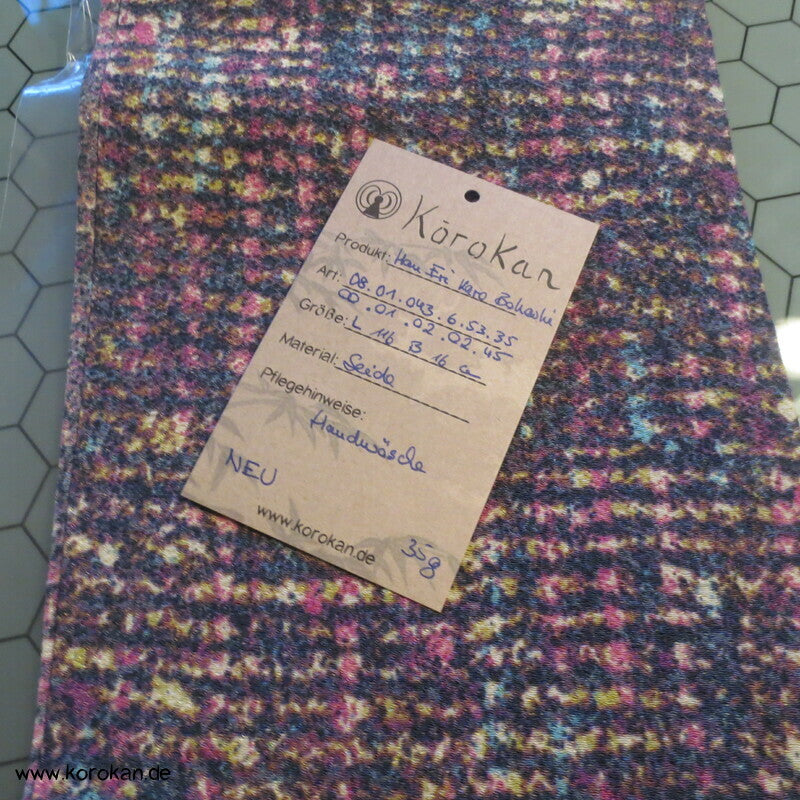 verschwommen karierter Seidencrepe Han Eri