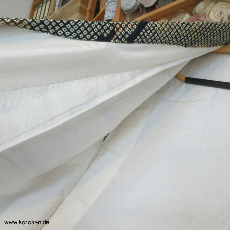Komon Kimono Full Shibori Seiden Kikko diagonales Tatewaku