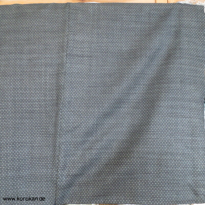 gewebter Fuji San Futter, Kasuri Tsumugi Seiden Haori Jacke