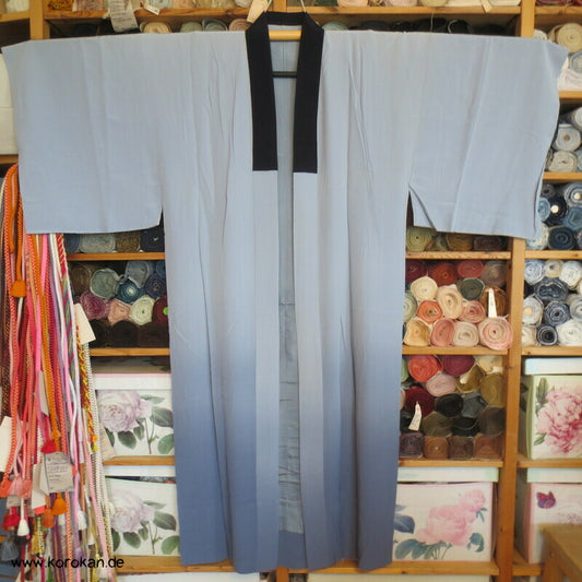 Männer Juban Unter Kimono, Farbverlauf Seide mit knorrigen Kiefern