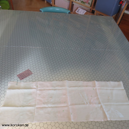 Shibori zartgrün Obiage, leicht