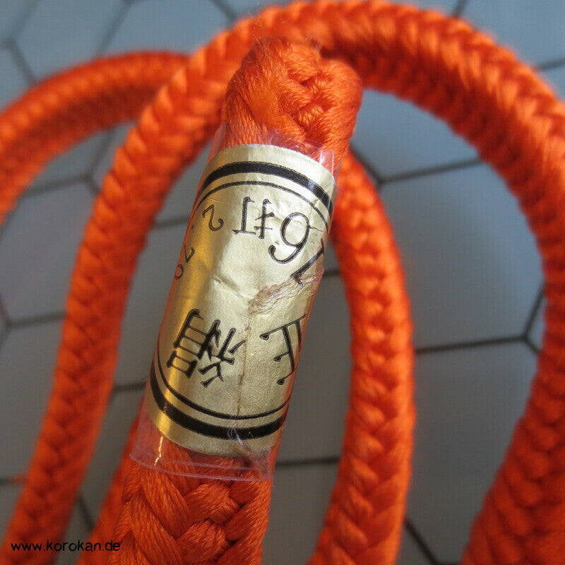 orange uni dicker weicher Obijime, Seide