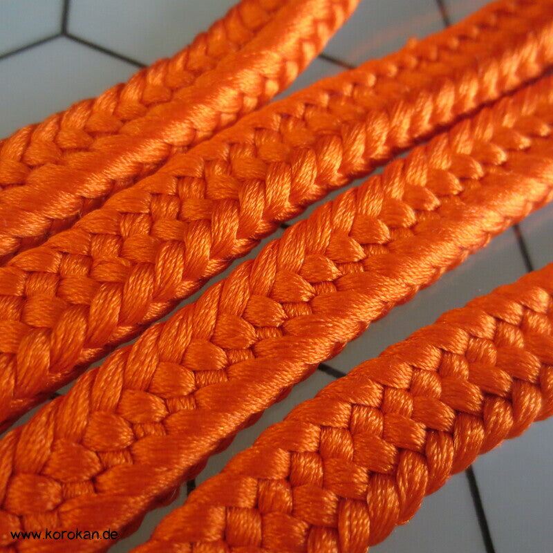 orange uni dicker weicher Obijime, Seide