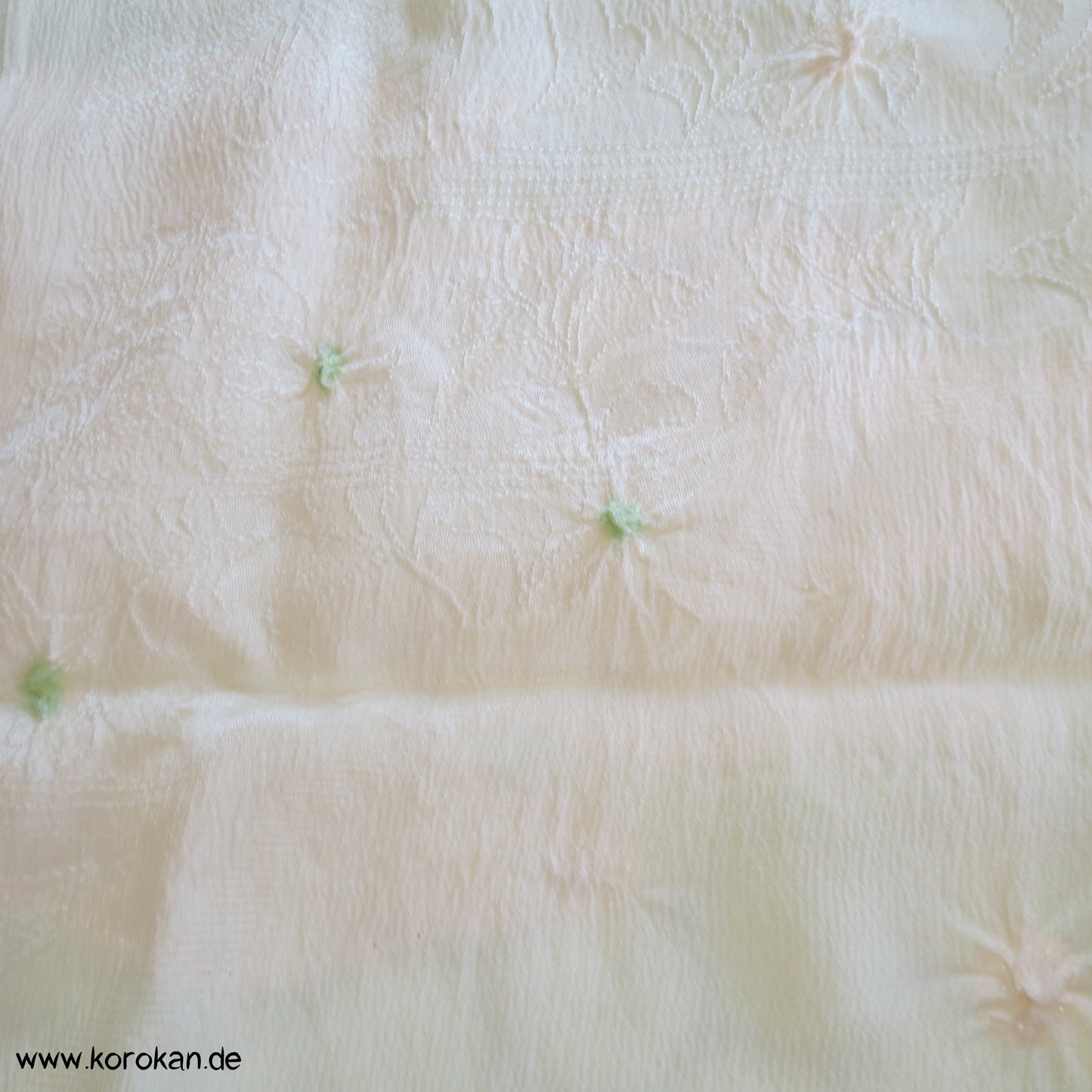 Shibori zartgrün Obiage, leicht