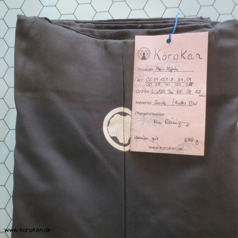 Habutai Seide Montsuki formeller Männer Kimono, 5 Mon