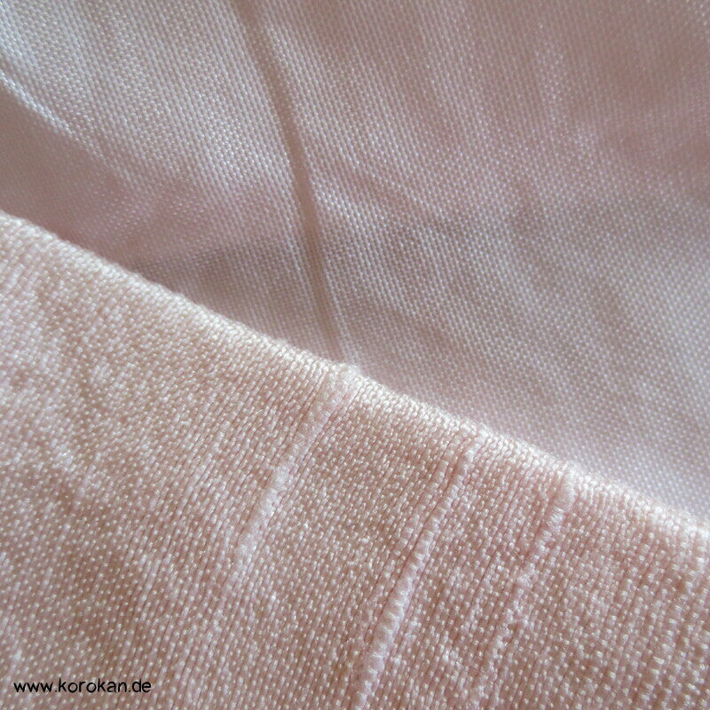 Dochugi Kimono Jacke sakura rosa Wildseiden Tsumugi, lang