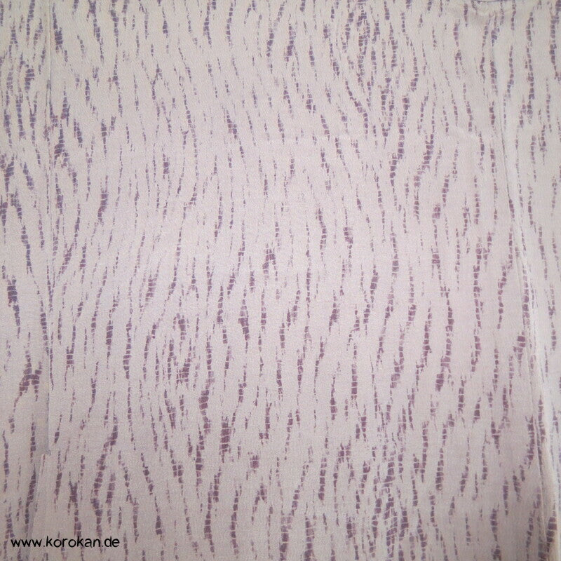 Itajime Shibori Druck Haori Kimono Jacke, Seidencrepe, mit Himo