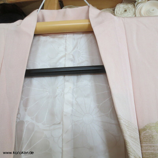 Urushi Tsunami in sakura rosa Haori Kimono Jacke