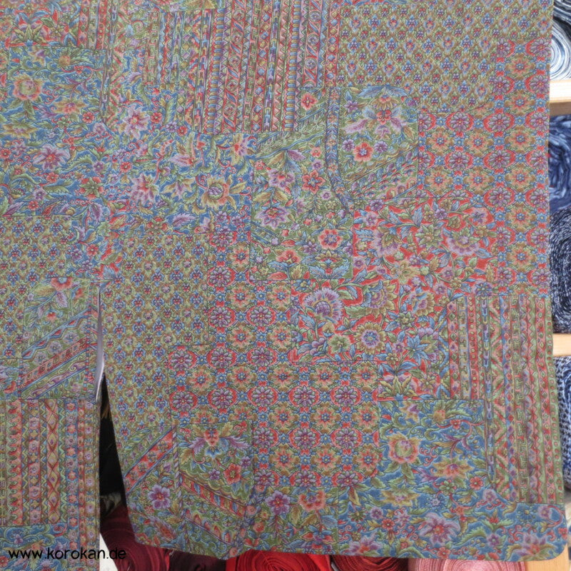 Sarasa Muster Seidencrepe Michiyuki
